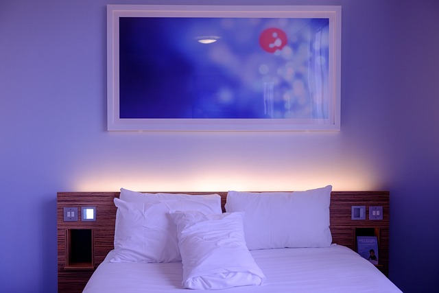 elegant bedroom interior modern headboard soft lighting
